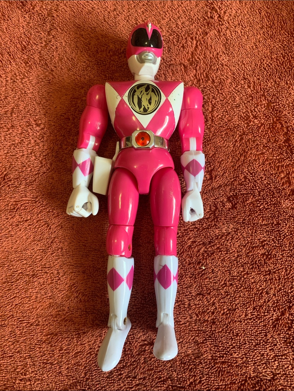 1993 Bandai Power Ranger Pink Ranger Kimberly 7" Plastic Action Figure